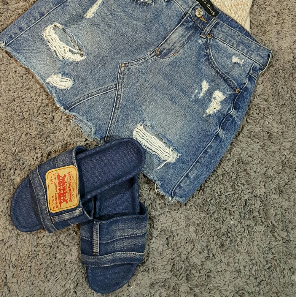 Jeans sandals